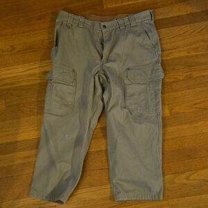 Duluth Trading Co Men's Khaki Cargo Pants